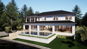 Rear Elevation 5011 S Shore Crest Circle