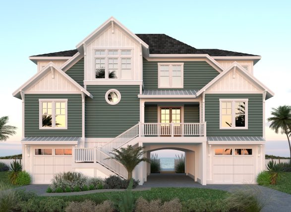 New Home Designed for AE Flood Zone Properties in South Tampa