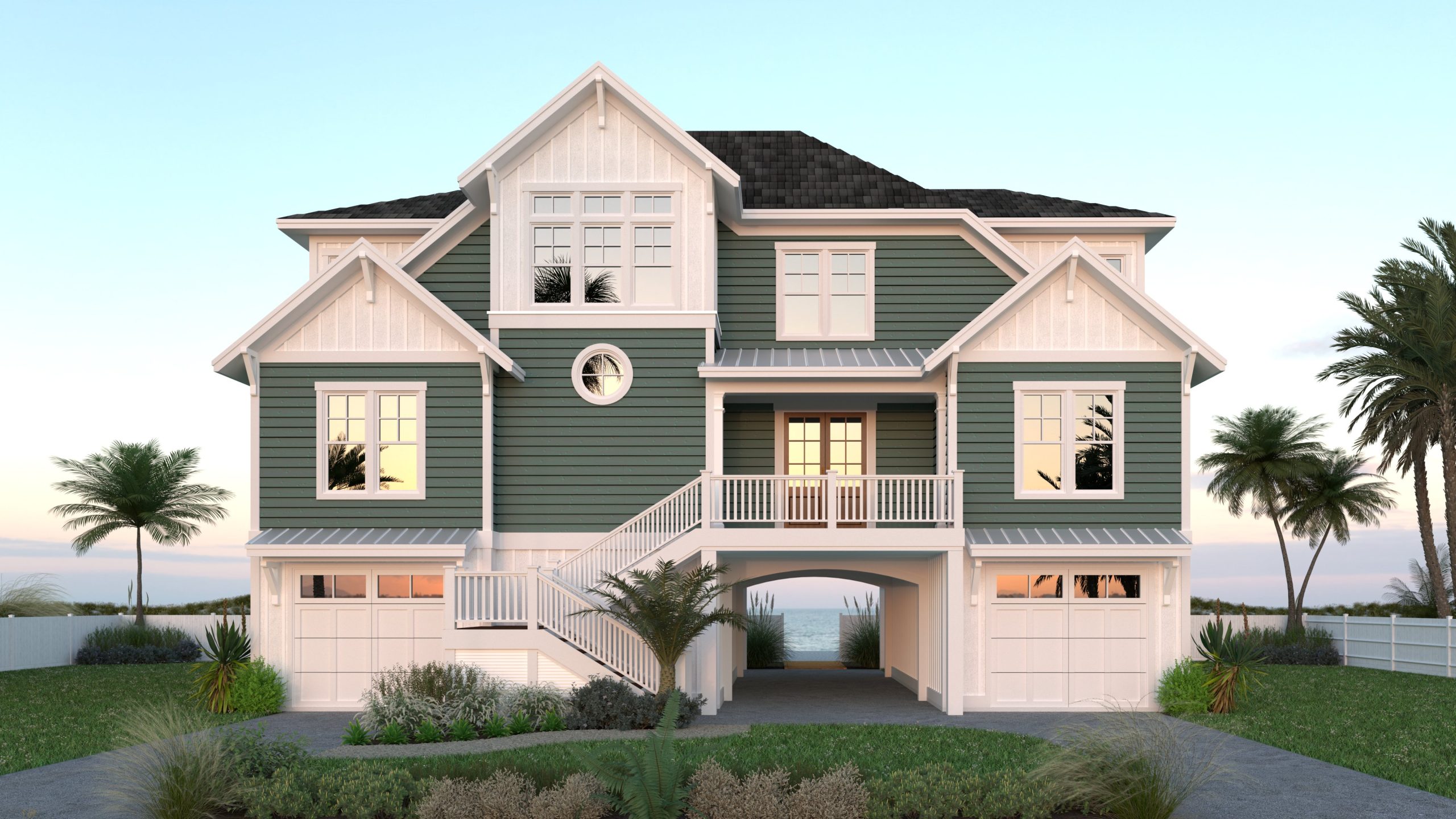 New Home Designed for AE Flood Zone Properties in South Tampa