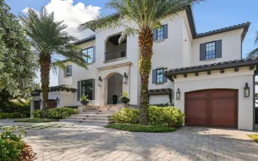Sunset Park Custom Home Tampa Front