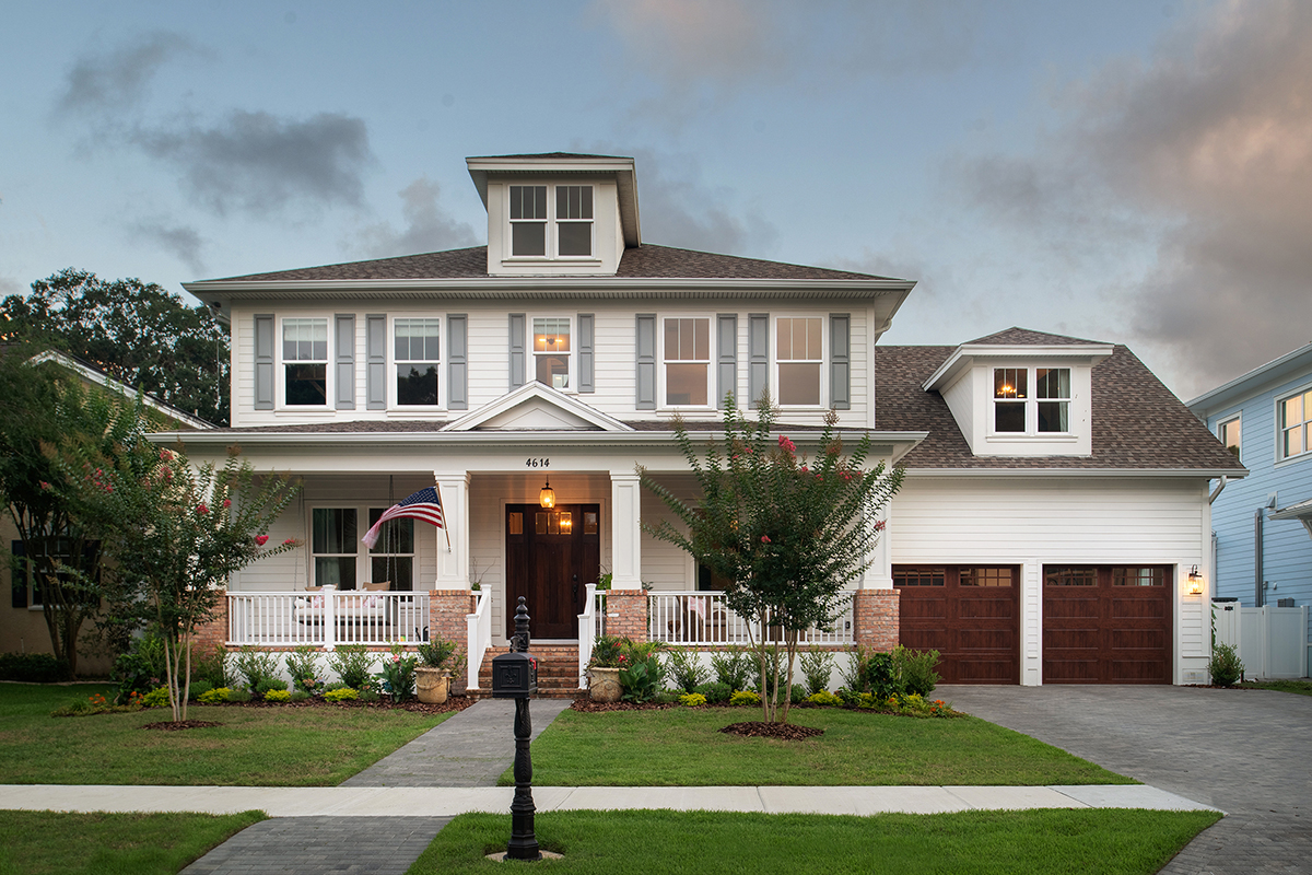Traditional Custom Home in Sunset Park, South Tampa